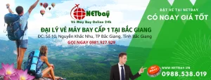 Đại lý vé máy bay tại BẮC GIANG – NETBAY.vn Bắc Giang