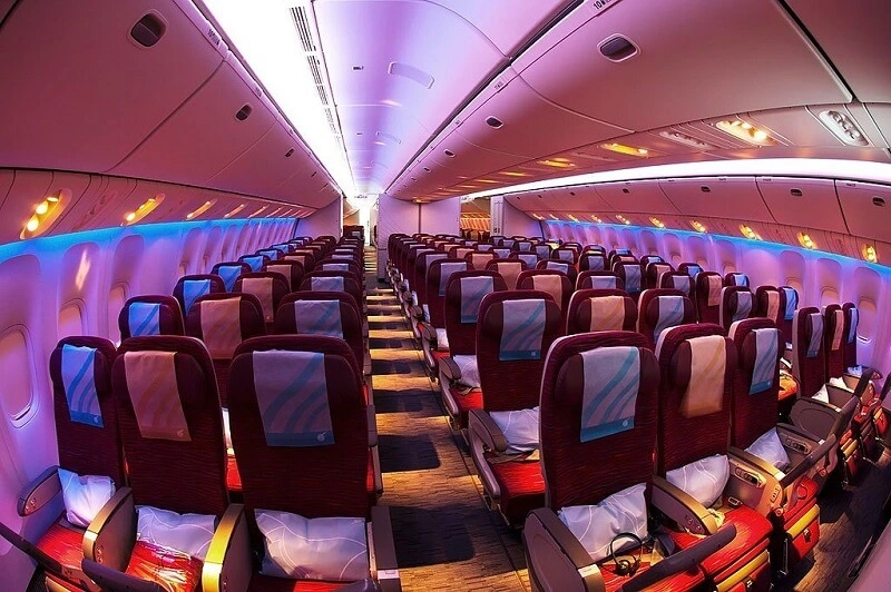 Các hạng ghế máy bay Qatả Airways